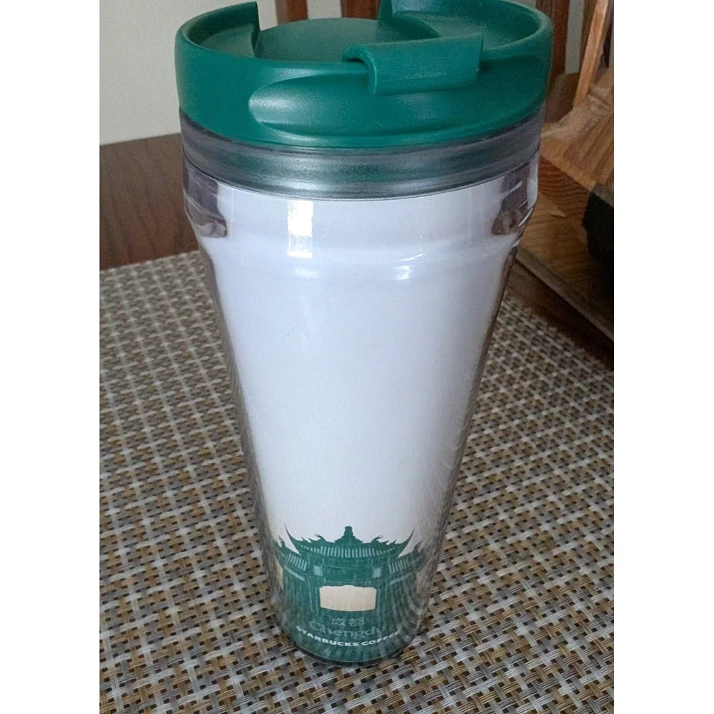 Starbucks 2003 Chengdu China Panda Global City Icon Series  Tumbler 12oz